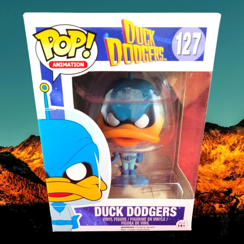 Duck Dodgers funko # 127 (nib) With pop protector